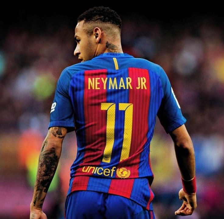 Neymar Barcelona Home Kit 2017 Retro