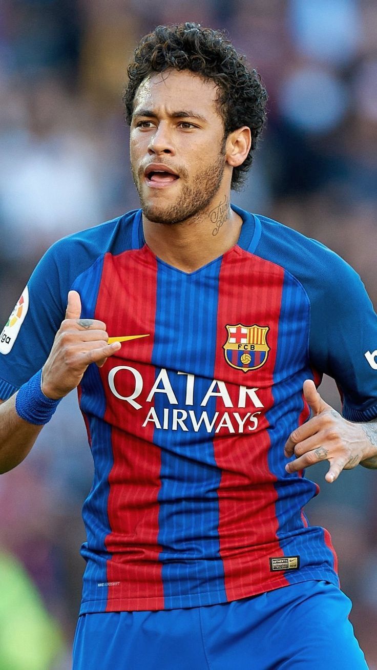 Neymar Barcelona Home Kit 2017 Retro