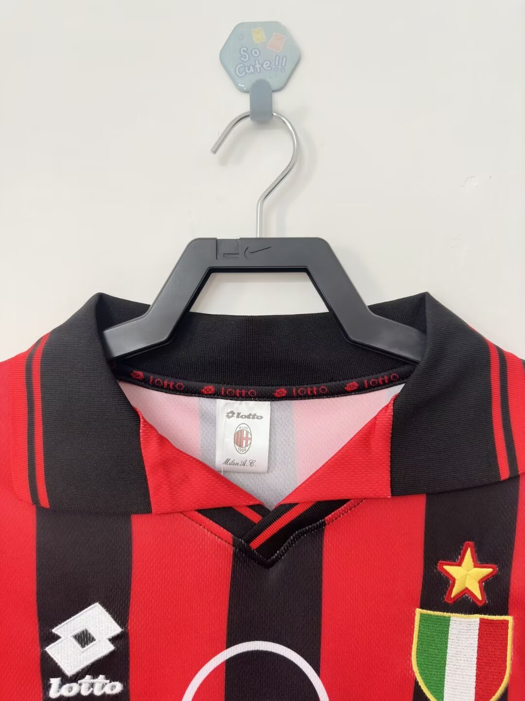 Maldini Milan Home Kit 1996/97 Retro