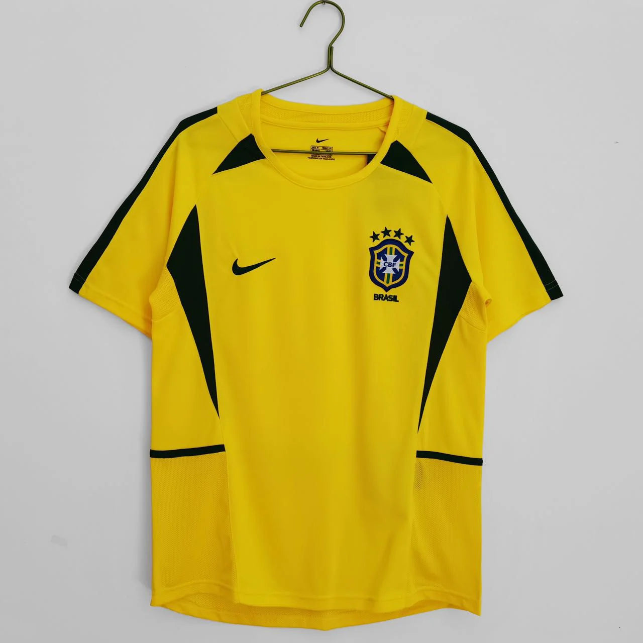 Ronaldinho Brazil Home Kit 2002 Retro