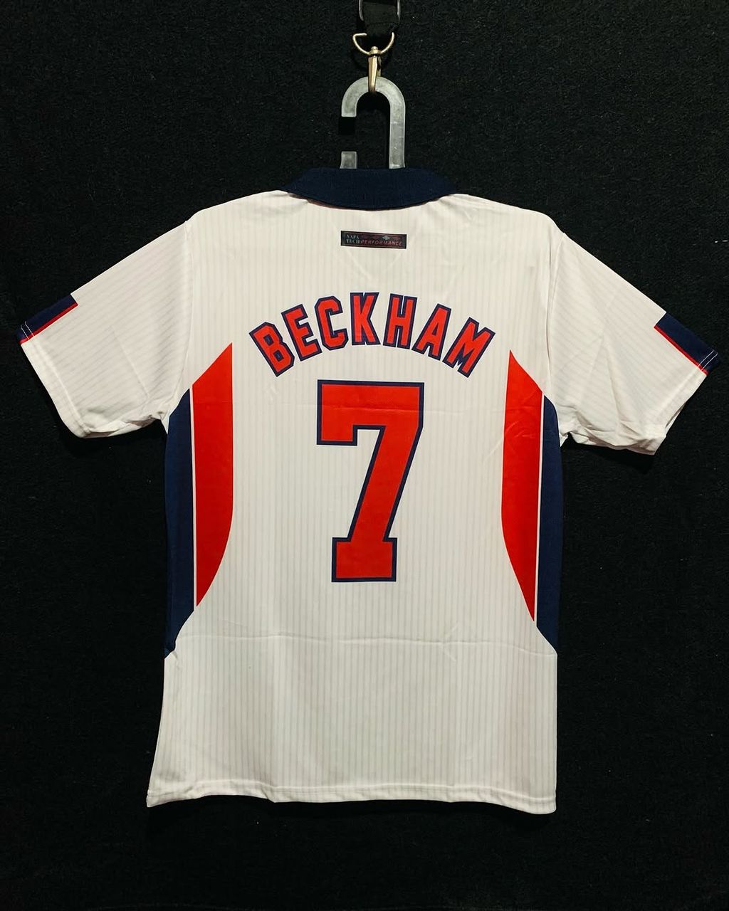 Beckham England Home Kit World Cup 1998 Retro