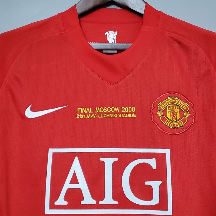 Ronaldo Man United 2008 Home Kit LONG SLEEVE Retro