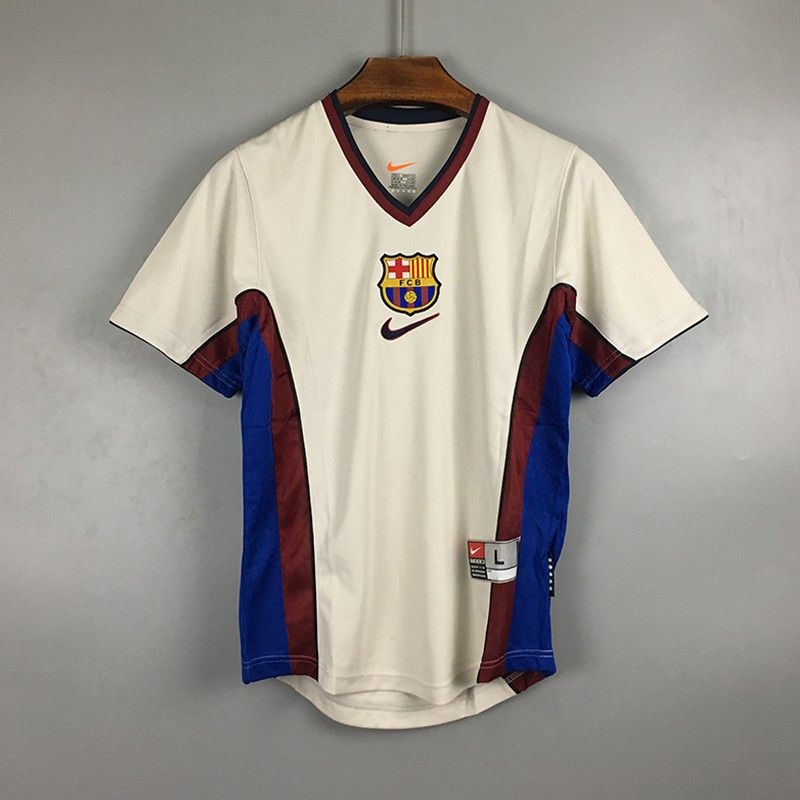 Rivaldo Barcelona Away Kit 98/99 Retro
