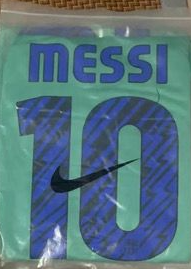 Messi Barcelona Away Kit 2010/11 Retro