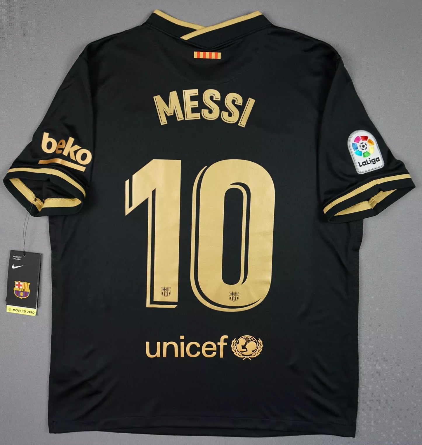 Messi Barcelona 2020/21 Away Kit Retro