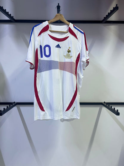 Zidane France Away Kit 2006 Retro