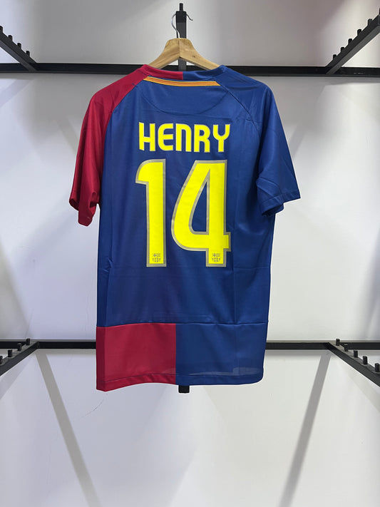 Henry Barcelona Home Kit 2008/09 Retro