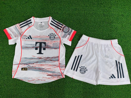 Bayern Munich Away Kids Kit 2025/26