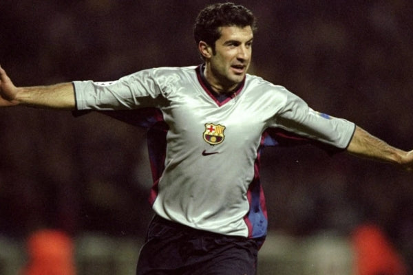 Rivaldo Barcelona Away Kit 98/99 Retro