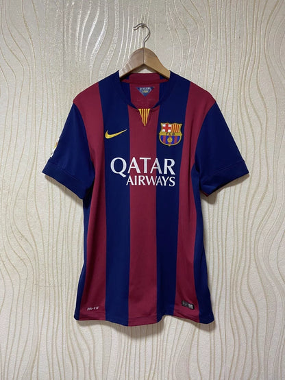 Iniesta Barcelona 2014/15 Home Kit Retro